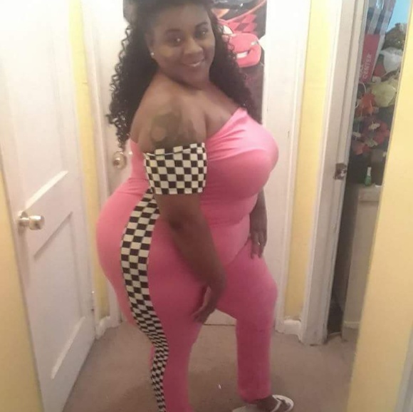 Fashion Nova Pants - Pink racer jumpuit